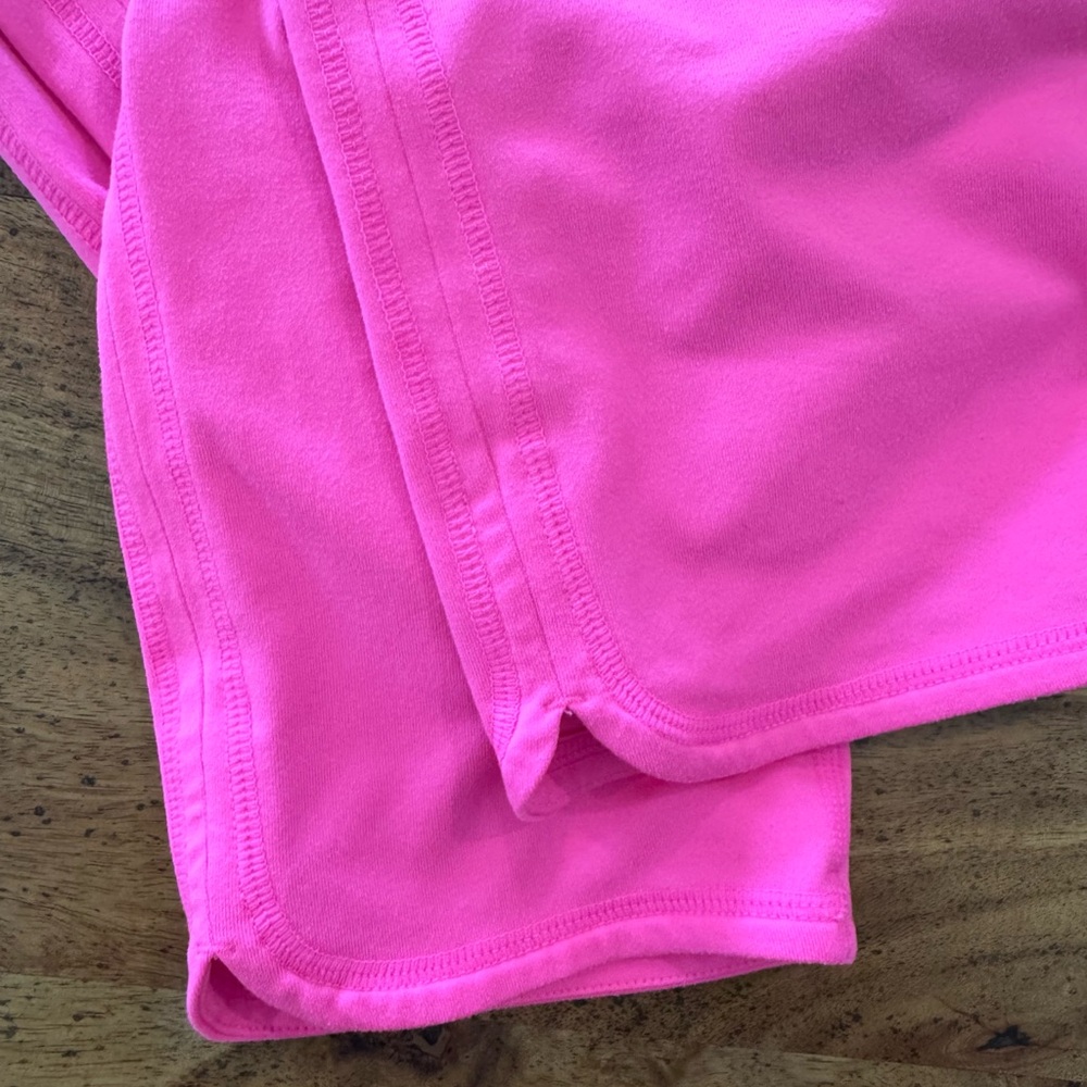 Lilly Pulitzer Luxletic vibrant neon pink crop leggings. Size L - Picture 6 of 9